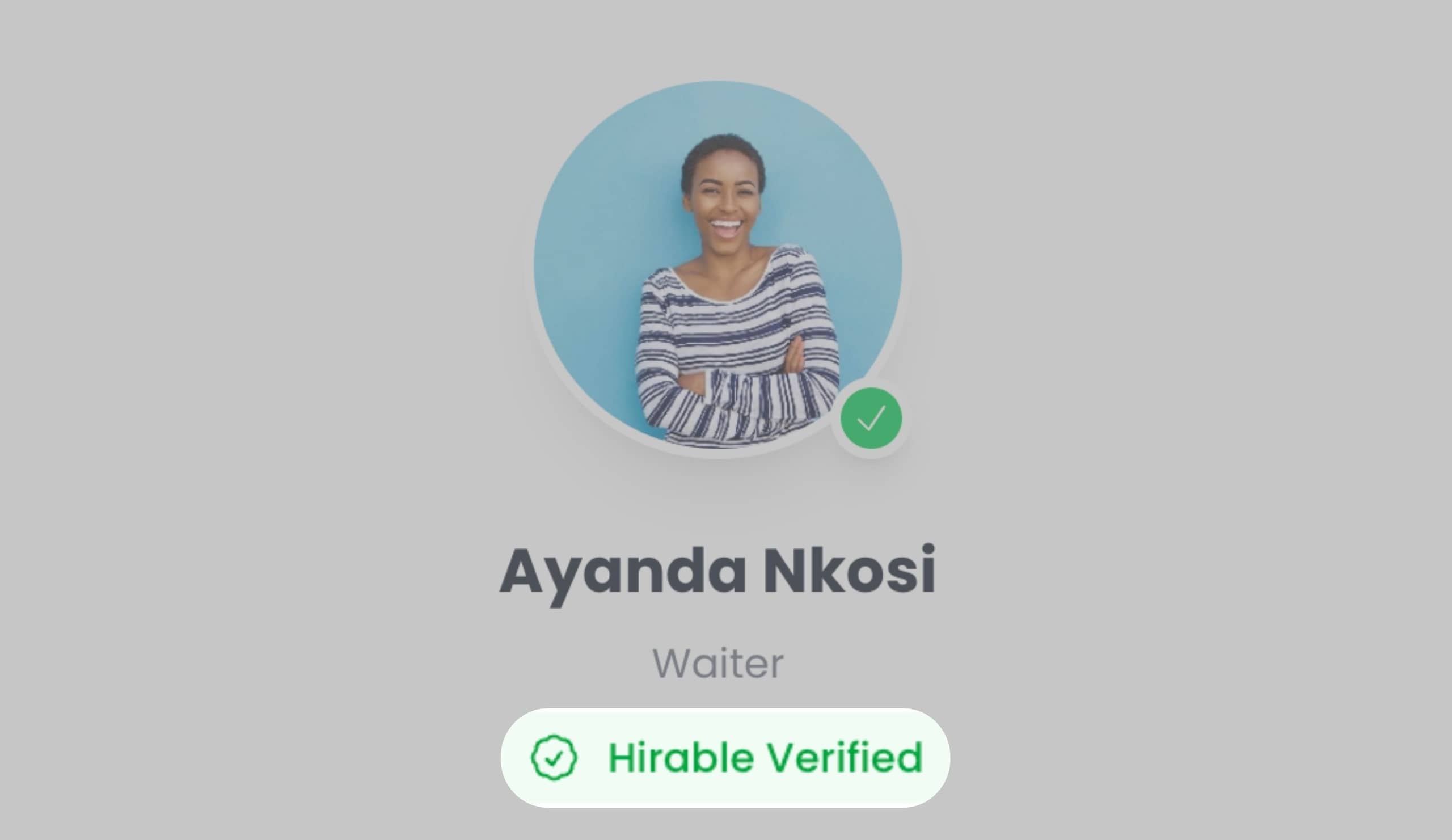 Get verified on Hirable