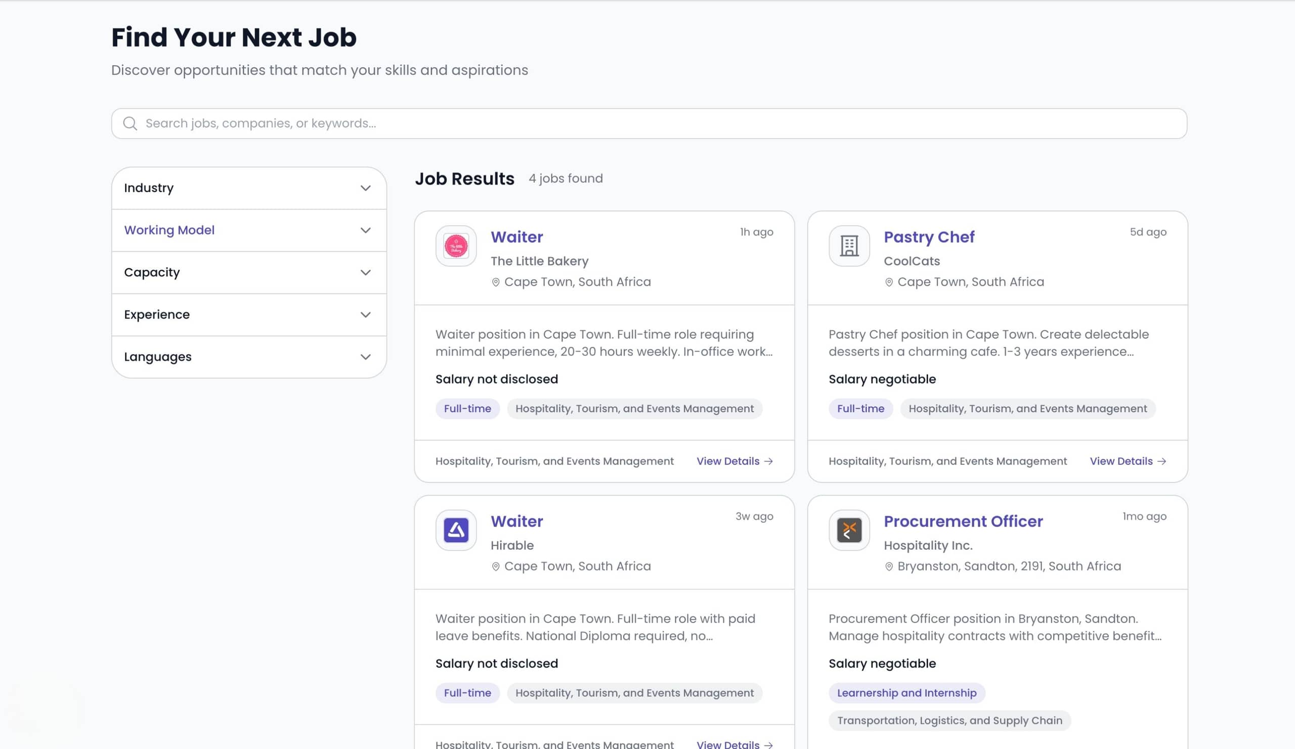 Get recommended jobs